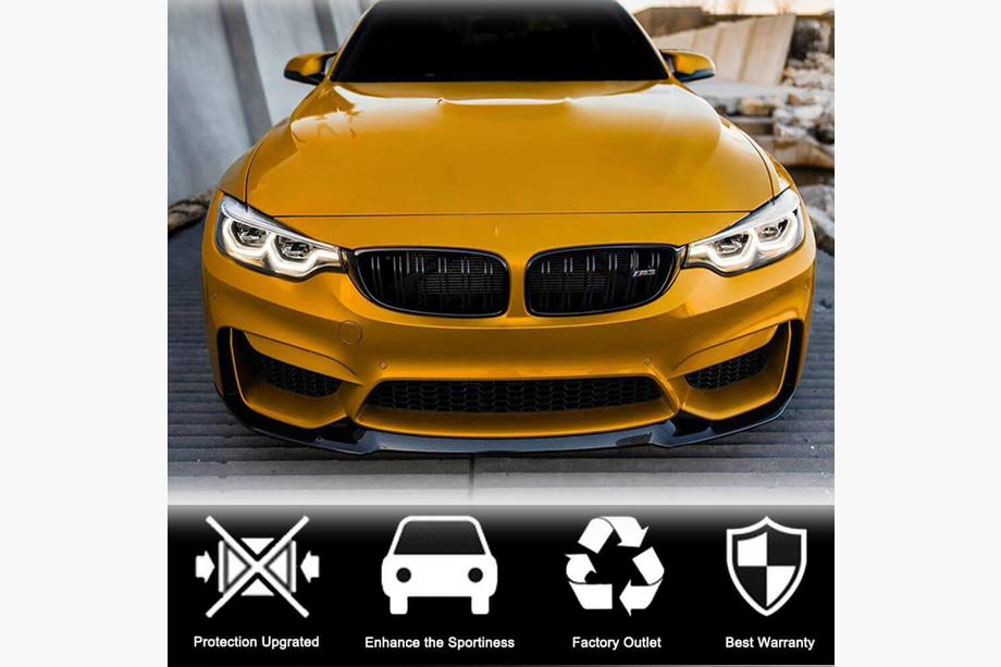 BMW 4 séria F32/F33/F36 2012–2020 Lip spojler predného nárazníka FRP V17 (pre F82/F83) Fotografia 3