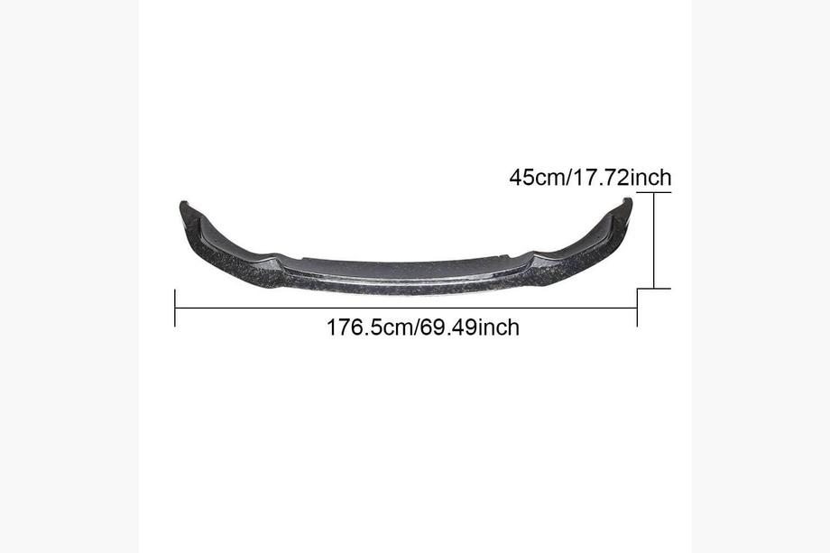 BMW 4 séria F32/F33/F36 2012–2020 Lip spojler predného nárazníka FRP V17 (pre F82/F83) Fotografia 7