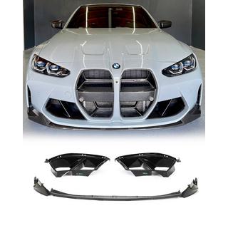 Predný nárazníkový lip spojler Lip V5 (pre G80, Carbon) BMW 3. rad G20/G21 2018–