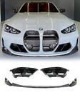 BMW 4. séria G22/23/26 2020– Lip spojler predného nárazníka Lip V4 (pre G82/G83, karbón) fotografia 1