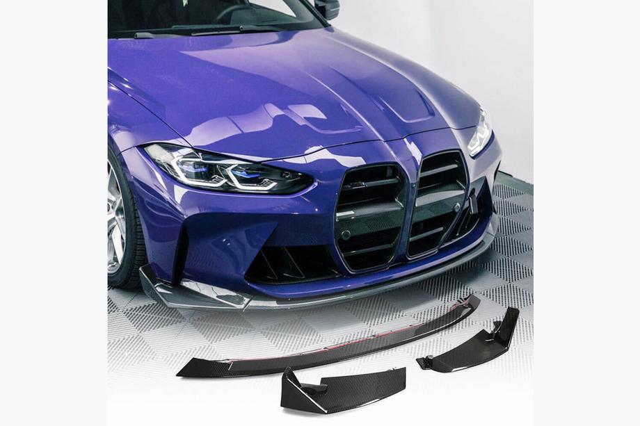 BMW 4. séria G22/23/26 2020– Predný splitter Lip V6 (pre G82/G83, karbón) Image
