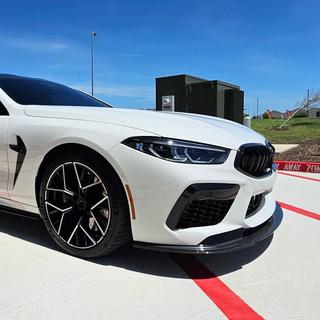 Predný nárazník lip spoiler (pre F91/F92/F93 M8, karbón) BMW 8. séria G14/G15/G16 2018– fotografia 4
