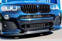 BMW X3 F25 2011–2018 Lišta predného nárazníka (pre M-Sport 2014-2018, karbón) fotografia 6