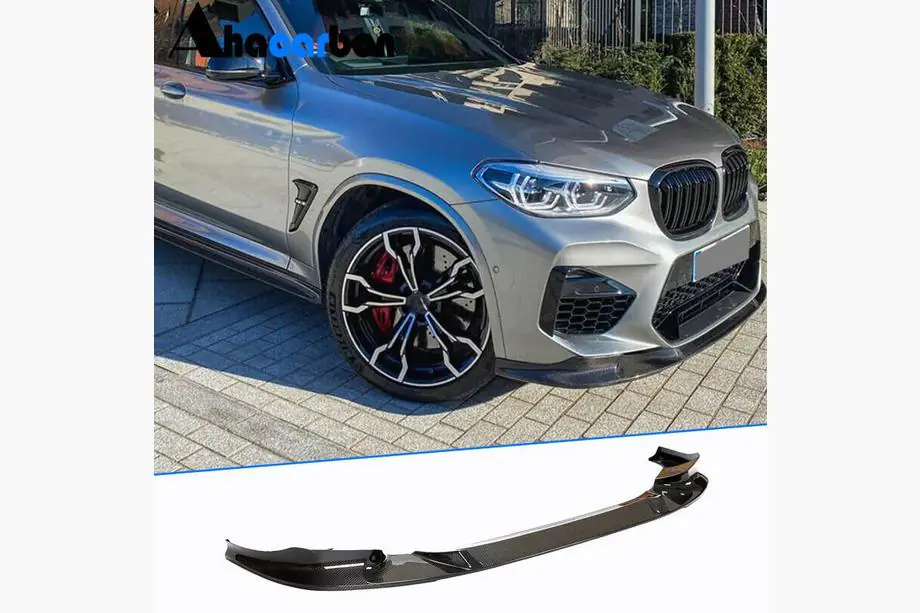 BMW X3 G01 2018– Lip spojler predného nárazníka Lip V2 (pre F97 2018-2021, karbón) Fotografia 1