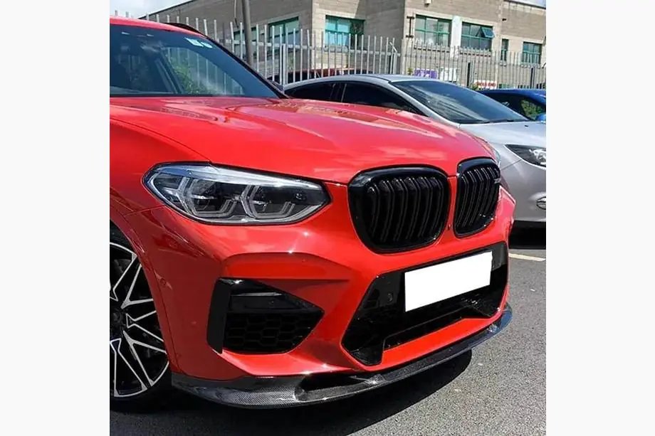 BMW X3 G01 2018– Lip spojler predného nárazníka Lip V2 (pre F97 2018-2021, karbón) Fotografia 4