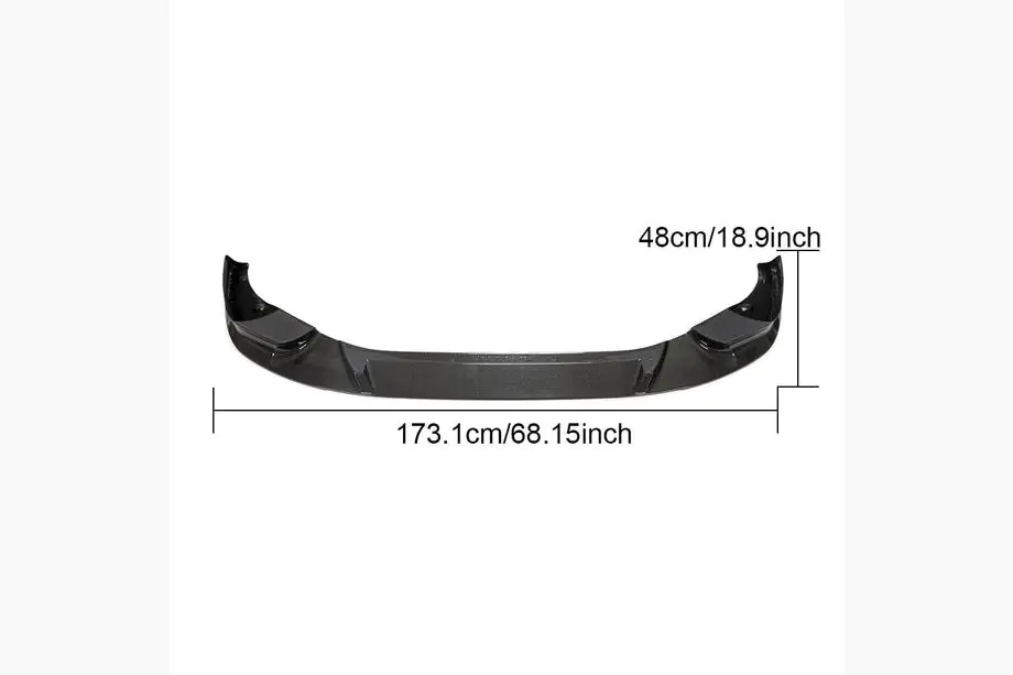 BMW X3 G01 2018– Lip spojler predného nárazníka Lip V2 (pre F97 2018-2021, karbón) Fotografia 11