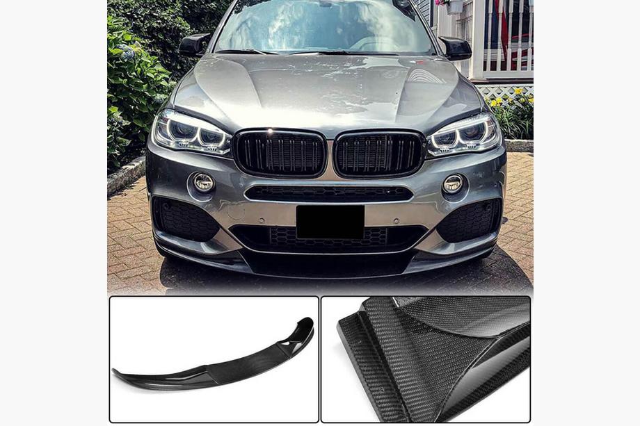 BMW X5 F15 2013–2018 Lip nástavec na predný nárazník (pre M-Sport, karbón) Image