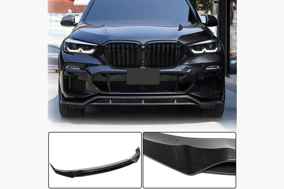 BMW X5 G05 2019–2026 Lip spojler predného nárazníka Carbon V2 (2019-2022 M-Sport) Image