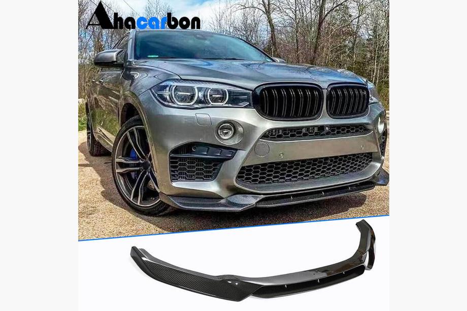 BMW X5 F15 2013–2018 Lip spojler predného nárazníka Lip V1 (pre F85, karbón) Image