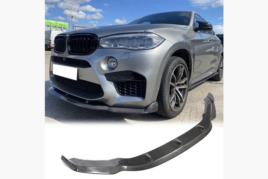 BMW X5 F15 2013–2018 Lip na predný nárazník Lip V3 (pre F85, karbón) Image