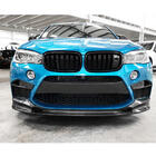 BMW X6 F16 2014–2019 Predný lip spoiler nárazníka Lip V2 (pre F86, karbón) fotografia 6