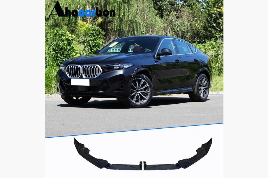 BMW X6 G06 2019–2027 ABS lip na predný nárazník (2023+ M-Sport) Fotografia 1