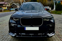 BMW X7 G07 2019– Lišta/spoiler predného nárazníka (pre M-Sport 2019-2022, karbón) fotografia 2
