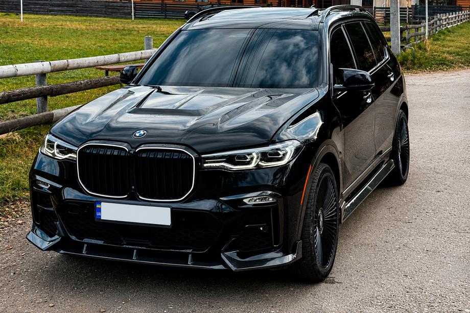BMW X7 G07 2019– Lišta/spoiler predného nárazníka (pre M-Sport 2019-2022, karbón) Image
