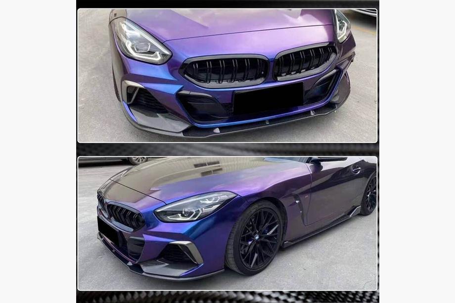 BMW Z4 (G29) 2018– Líšta predného nárazníka Carbon V6 (M-Sport) Fotografia 4