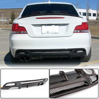 Difúzor zadného nárazníka V2 (pre E82/E88 M-Sport, karbón) BMW 1 Series E81/E82/E87/E88 2004–2011 fotografia 3