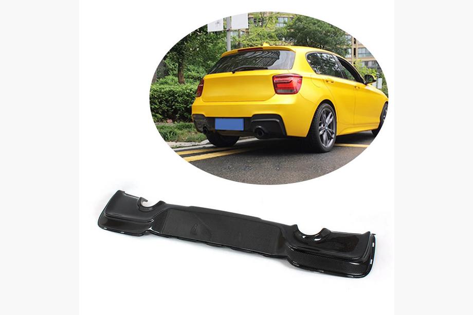 BMW 1. séria F20/F21 2011–2019 Difúzor zadného nárazníka (pre M-Sport 2011-2015, karbón) Fotografia 1