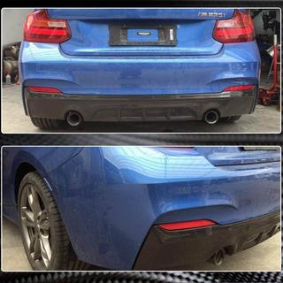 Difúzor zadného nárazníka V1 (pre F22/F23 M-Sport, karbón) BMW 2. séria F22/F23 2014–2021 fotografia 3