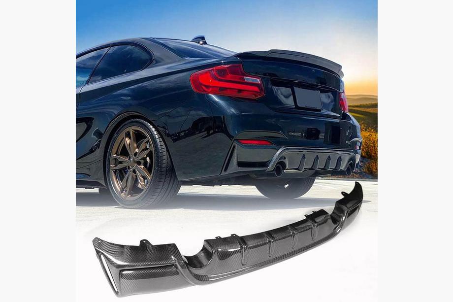 BMW 2. séria F22/F23 2014–2021 Difúzor zadného nárazníka V4 (pre F22/F23 M-Sport, karbón) Image