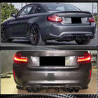 BMW 2. séria F22/F23 2014–2021 Difúzor zadného nárazníka V2 (pre F87 M2/M2C, karbón) fotografia 8