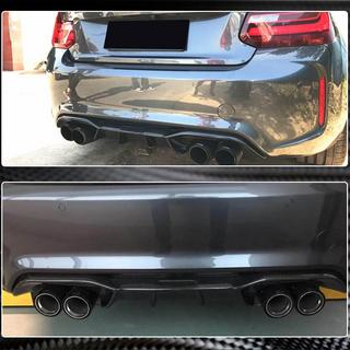 Difúzor zadného nárazníka V4 (pre F87 M2/M2С, karbón) BMW 2. séria F22/F23 2014–2021 fotografia 4