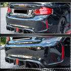 BMW 2. séria F22/F23 2014–2021 V8 difúzor zadného nárazníka (pre F87 M2/M2C, carbon) fotografia 5