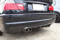 BMW 3 E46 1998–2006 Difúzor zadného nárazníka V3 (pre M3, karbón) fotografia 2