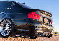 BMW 3 rad E90/E91 2005–2011 Difúzor zadného nárazníka V1 (pre E90 M-Sport, karbón) fotografia 3