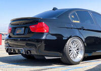 BMW 3 rad E90/E91 2005–2011 Difúzor zadného nárazníka FRP V4 (pre E90 M Sport) fotografia 5