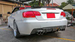 BMW 3. séria E92/E93 2006–2013 Difúzor zadného nárazníka V1 (pre M-Sport, karbón) fotografia 3
