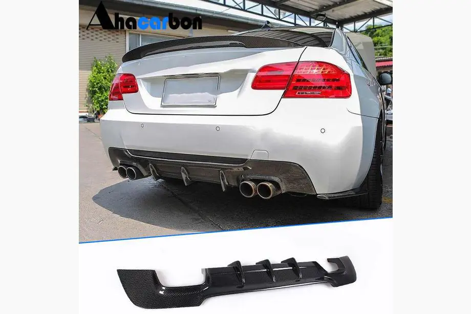 BMW 3. séria E92/E93 2006–2013 Difúzor zadného nárazníka V1 (pre M-Sport, karbón) Image