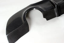 BMW 3. séria E92/E93 2006–2013 Difúzor zadného nárazníka Carbon V3 (pre M Sport) fotografia 7