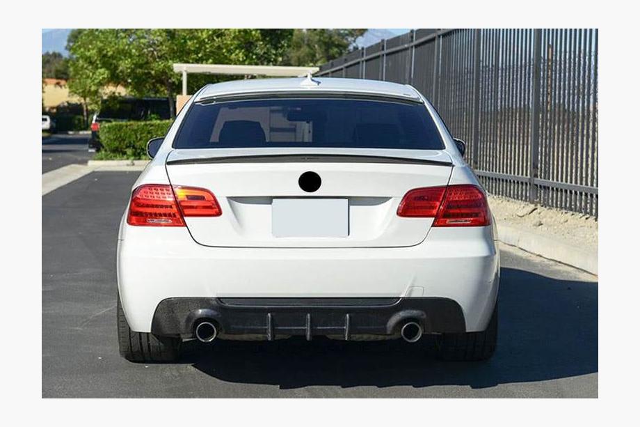 BMW 3. séria E92/E93 2006–2013 Difúzor zadného nárazníka V2 (pre M-Sport, karbón) Fotografia 2