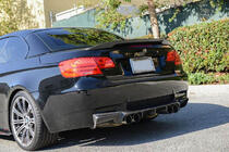 BMW 3 rad E90/E91 2005–2011 Difúzor zadného nárazníka Carbon V2 (pre E92/E93 M3) fotografia 4