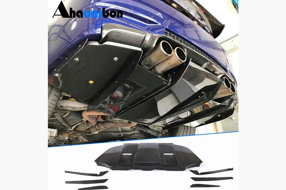 BMW 3. séria E92/E93 2006–2013 Difúzor zadného nárazníka V6 (pre M3, karbón) Image