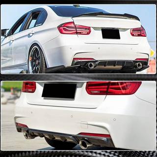Difúzor zadného nárazníka V1 (pre F30 M-Sport, karbon) BMW rad 3 F30/F31 2012–2019 fotografia 4