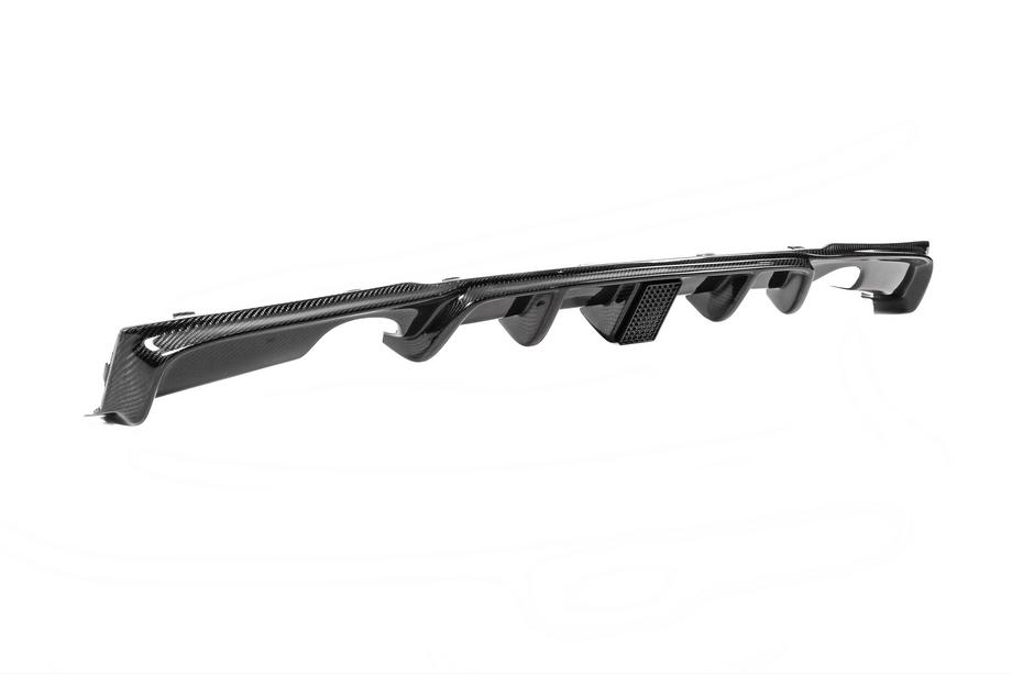 BMW rad 3 F30/F31 2012–2019 Difúzor zadného nárazníka V2 (pre F30 M-Sport, karbón) Fotografia 5