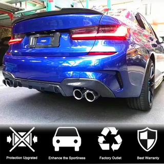 V4 difúzor zadného nárazníka (pre M-Sport 2018-2022, karbón) BMW 3. rad G20/G21 2018– fotografia 2