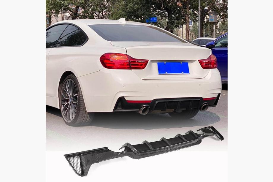 BMW 4 séria F32/F33/F36 2012–2020 Difúzor zadného nárazníka V3 (pre M-Sport, karbón) Image