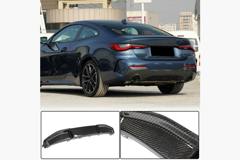 BMW 4. séria G22/23/26 2020– Difúzor zadného nárazníka V1 (pre G22/G23 M-Sport, karbón) Image