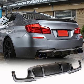 Difúzor zadného nárazníka V1 (pre F10 M-Sport, karbón) BMW 5. rad F10/F11 2010–2016 fotografia 1