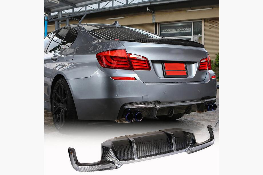 BMW 5. rad F10/F11 2010–2016 Difúzor zadného nárazníka Carbon V2 (M-Sport) Image