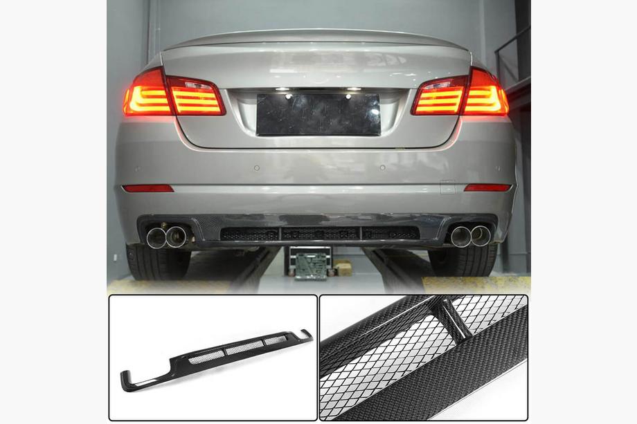 BMW 5. rad F10/F11 2010–2016 Difúzor zadného nárazníka (pre F10 Base 2010-2013, karbón) Image