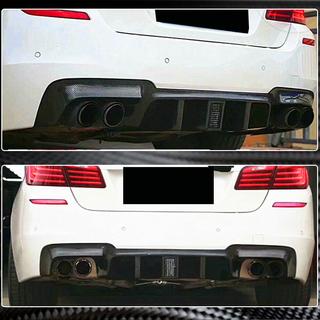 Difúzor zadného nárazníka V2 (pre F10 M-Sport, karbón) BMW 5. rad F10/F11 2010–2016 fotografia 4