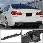 BMW 5. rad F10/F11 2010–2016 Difúzor zadného nárazníka V3 (pre F10 M-Sport, karbón) fotografia 1