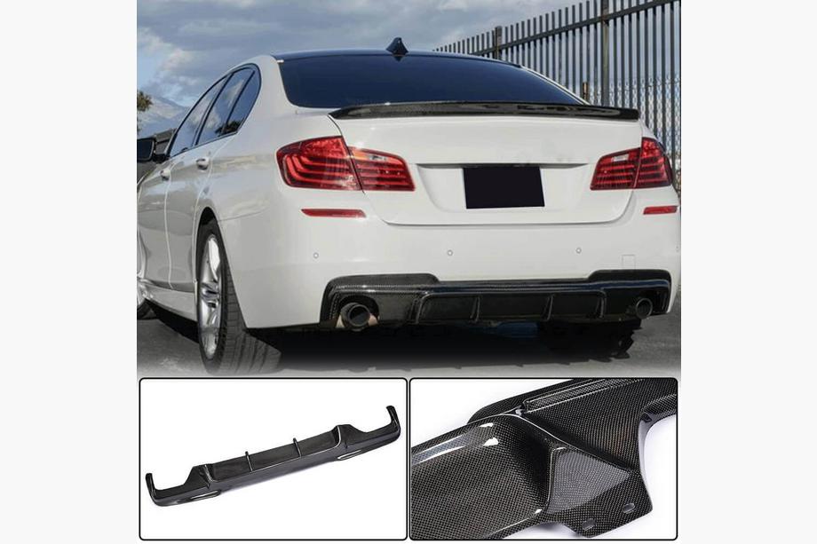 BMW 5. rad F10/F11 2010–2016 Difúzor zadného nárazníka V3 (pre F10 M-Sport, karbón) Image