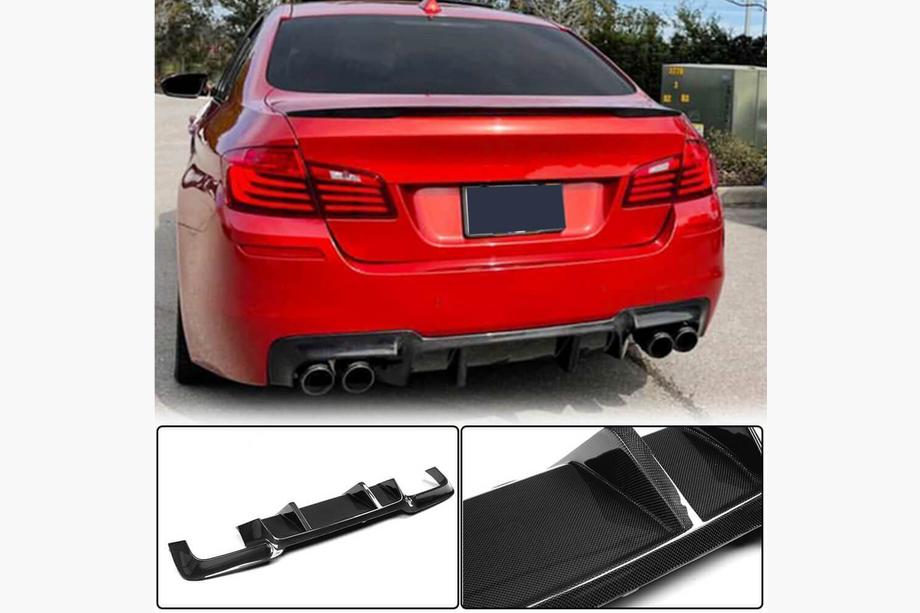 BMW 5. rad F10/F11 2010–2016 Difúzor zadného nárazníka V1 (pre F10 M5, karbón) Fotografia 1