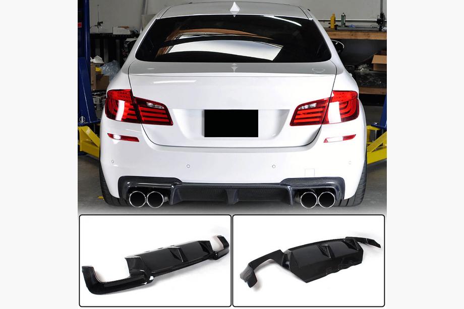 BMW 5. rad F10/F11 2010–2016 Difúzor zadného nárazníka V4 (pre F10 M5, karbón) Image