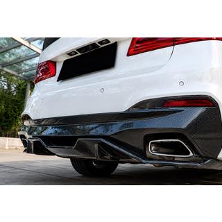 Difúzor zadného nárazníka V4 (pre M-Sport/M5 F90, karbón) BMW 5. rad G30/G31 2017–2023 fotografia 3