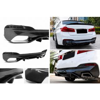 Difúzor zadného nárazníka V4 (pre M-Sport/M5 F90, karbón) BMW 5. rad G30/G31 2017–2023 fotografia 1